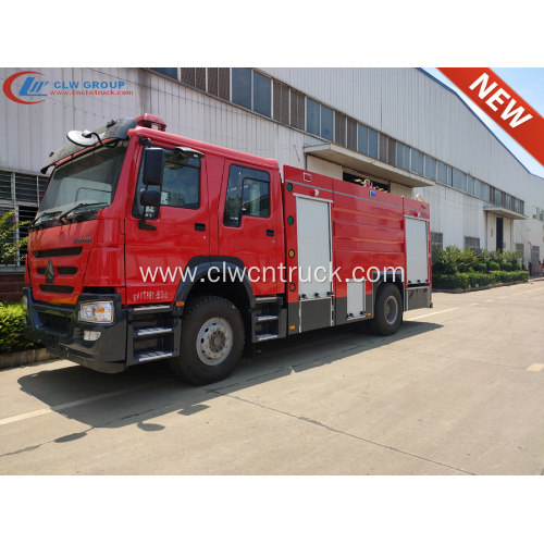 New HOWO SINOTRUCK 340HP Water Foam Fire Truck